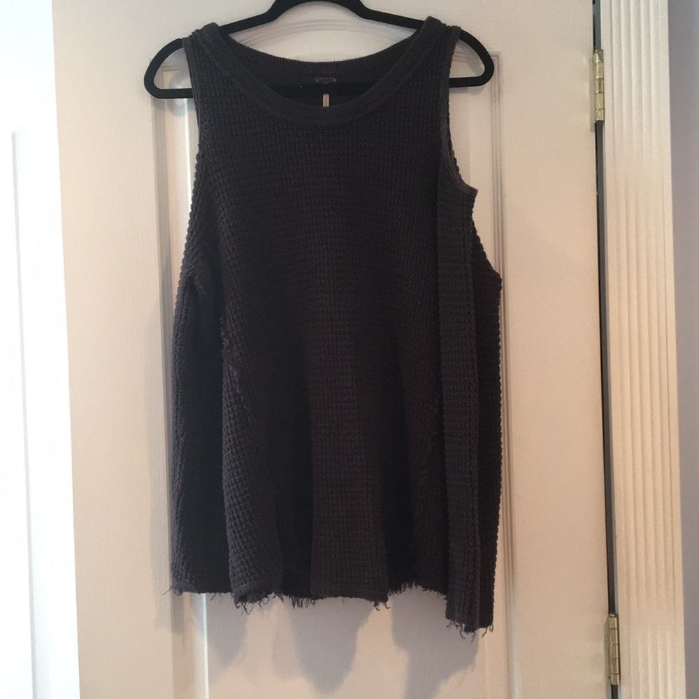 Free people cold shoulder sweater